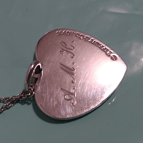 SALE! Authentic Tiffany & Co. Sterling Silver Love Heart Necklace Bead Pendant - Picture 6 of 9